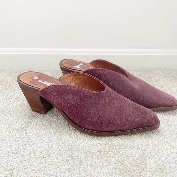 Free People Shoes - Free People Freya Suede Anya Mule